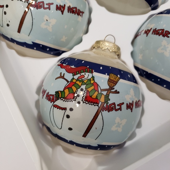 SILVESTRI 4 Christmas Ornaments YOU MELT MY HEART - Picture 5 of 8